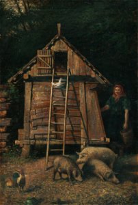Eduard Majsch - Vidiecky motív - M 376 - Ernest Zmeták Art Gallery