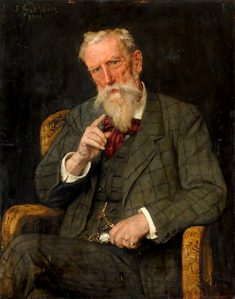 Eduard von Gebhardt Herrenportrait 1909