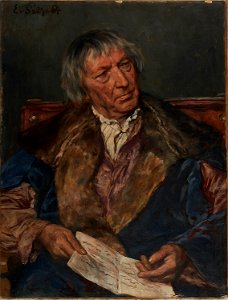 Eduard von Gebhardt Portrait eines Ratsherren