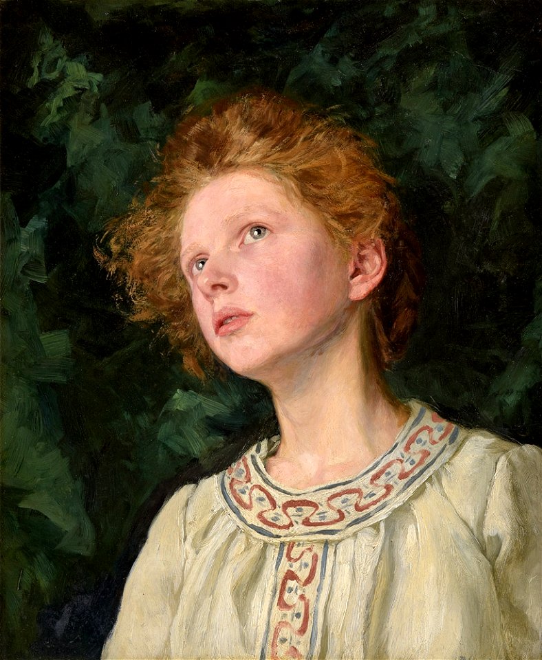 Eduard von Gebhardt Rothaarige Estin
