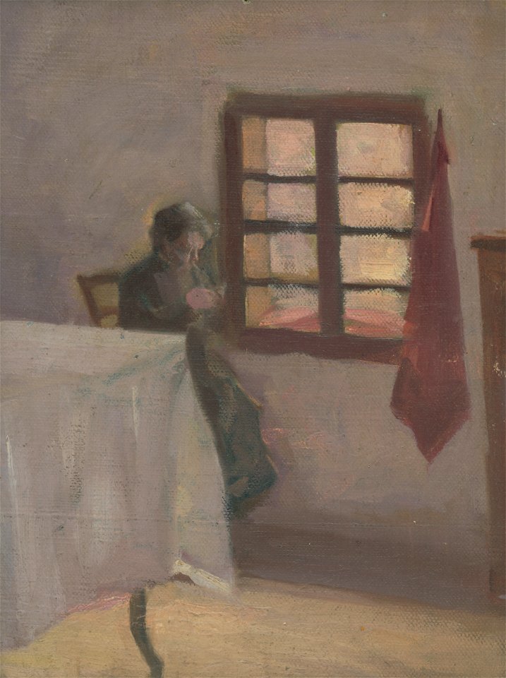 Eduard Putra - Woman by a Window - O 763 - Slovak National Gallery