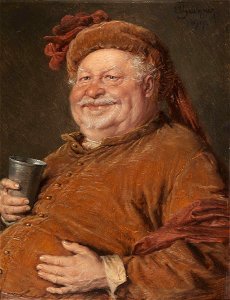 Eduard von Grützner - Falstaff III