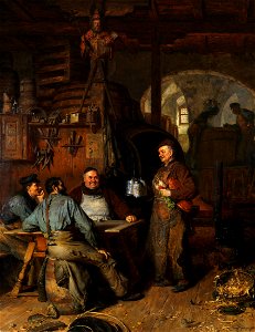 Eduard von Grützner In der Klosterschäfflerei 1883