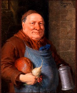 Eduard von Grützner - A Light Meal