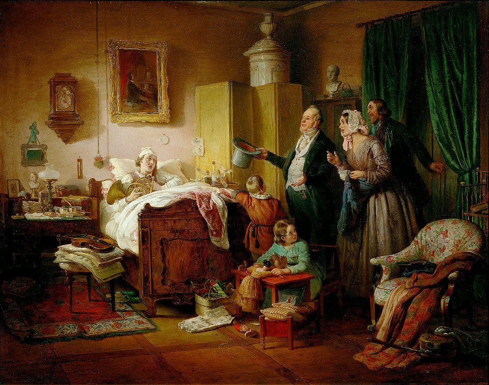 Eduard Ritter - Der kranke Musiker - 3632 - Kunsthistorisches Museum