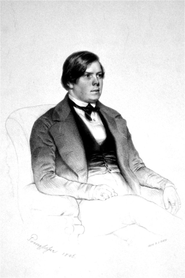 Eduard von Herbert Litho