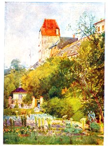 Eduard Zetsche An der Stadtmauer zu Enns 1923 dgE