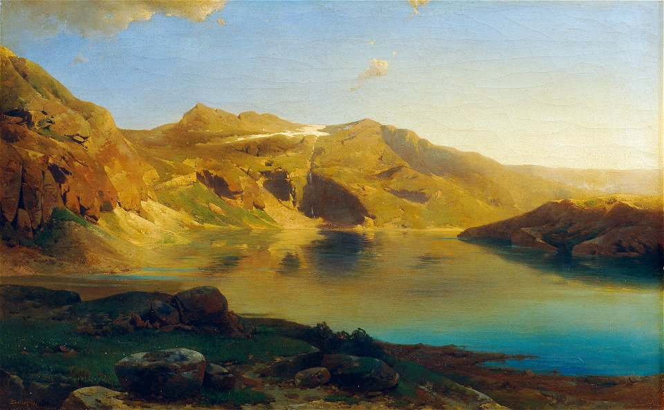 Eduard Peithner von Lichtenfels - Alpensee - 4469 - Österreichische Galerie Belvedere