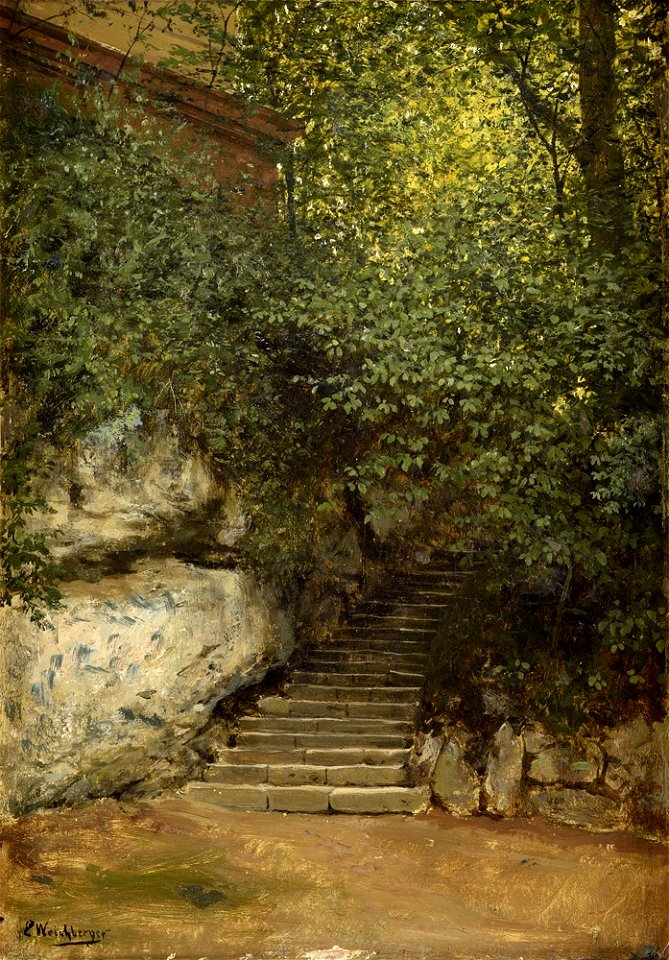 Eduard Weichberger Treppenaufgang