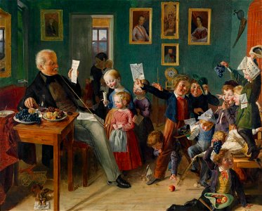 Eduard Ritter (circle) Schulklasse in Tirol