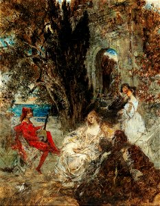 Eduard Veith Serenade. Free illustration for personal and commercial use.