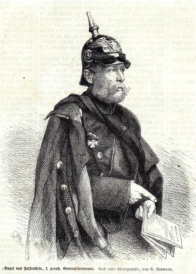 Eduard Vogel von Falckenstein, königlich preußischer Generallieutenant, 1866