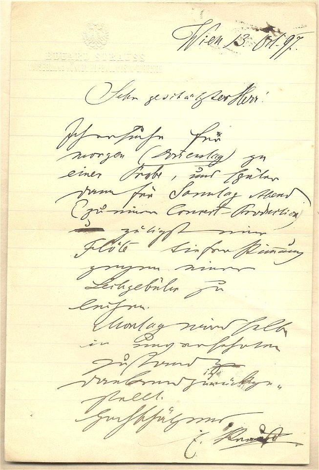 Eduard Strauss 1897-10-13