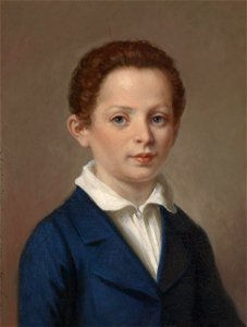 Eduard von Engerth Portrait eines Knaben 1849