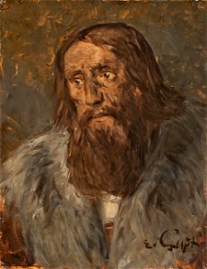 Eduard von Gebhardt Bildnis eines bärtigen Mannes