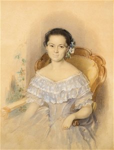 Eduard Swoboda - Portrait of a Woman