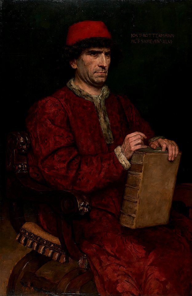 Eduard von Gebhardt Bildnis Jost Rottermann 1919