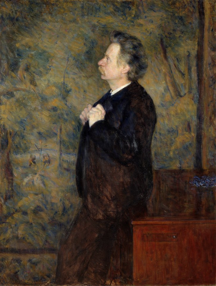 Edvard Grieg, composer (Erik Werenskiold) - Nationalmuseum - 20280