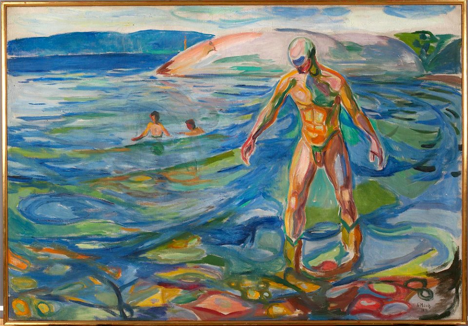 Edvard Munch - Bathing Man - MM.M.00364 - Munch Museum