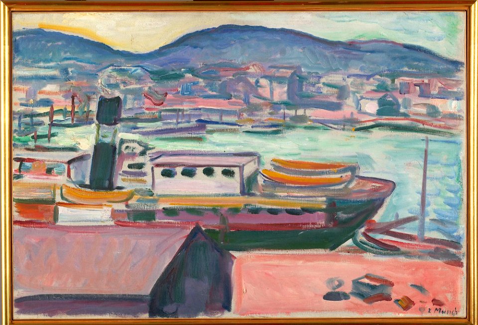Edvard Munch - Bergen Harbour - MM.M.00096 - Munch Museum