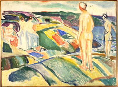 Edvard Munch - Bathing Women on Rocks - MM.M.00792 - Munch Museum