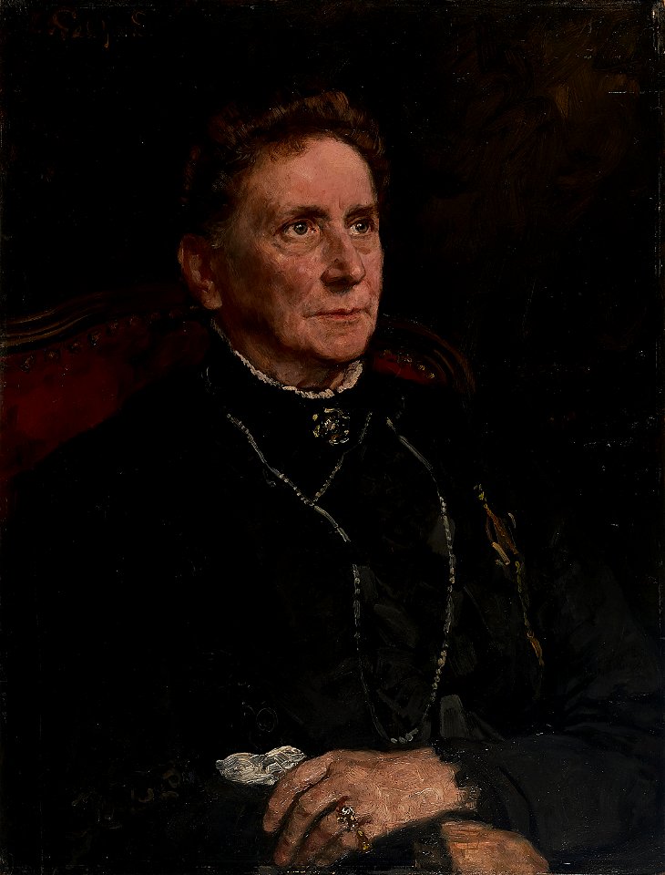 Eduard von Gebhardt Bildnis einer Dame