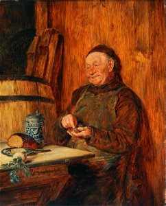 Eduard von Grützner Stillvergnügt 1884