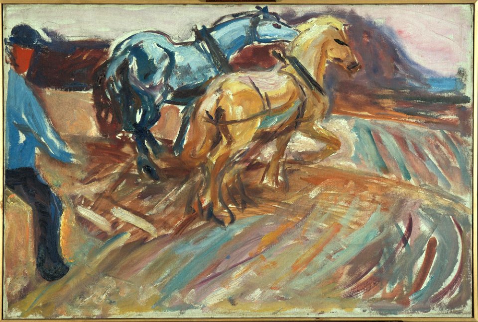 Edvard Munch - Behind the Plough - MM.M.00455 - Munch Museum
