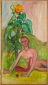 Edvard Munch - Bleeding Man and Sunflower - MM.M.00857 - Munch Museum