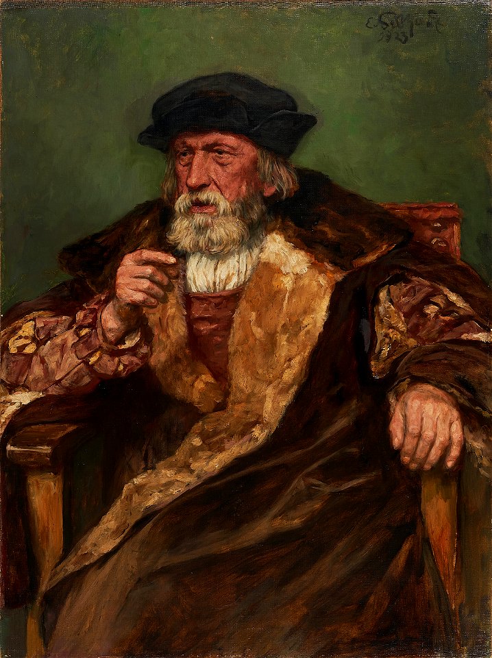 Eduard von Gebhardt Bildnis eines Ratsherren 1923