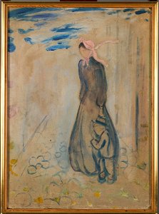 Edvard Munch - Childhood Memory. Outside the Gate - MM.M.00137 - Munch Museum