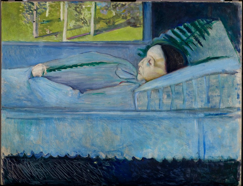 Edvard Munch - Death and Spring - MM.M.00516 - Munch Museum