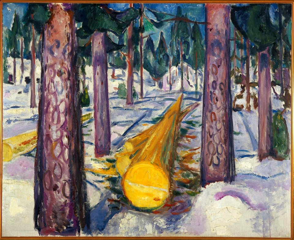 Edvard Munch - The Yellow Log - MM.M.00393 - Munch Museum