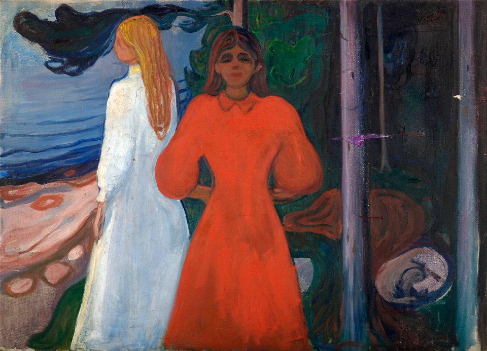 Edvard Munch - Red and White - Google Art Project