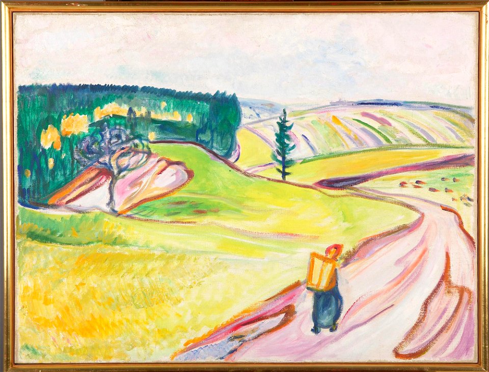Edvard Munch - Road in Thüringen - MM.M.00844 - Munch Museum