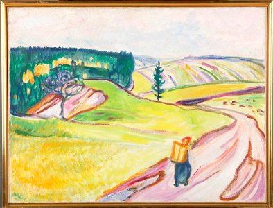 Edvard Munch - Road in Thüringen - MM.M.00844 - Munch Museum