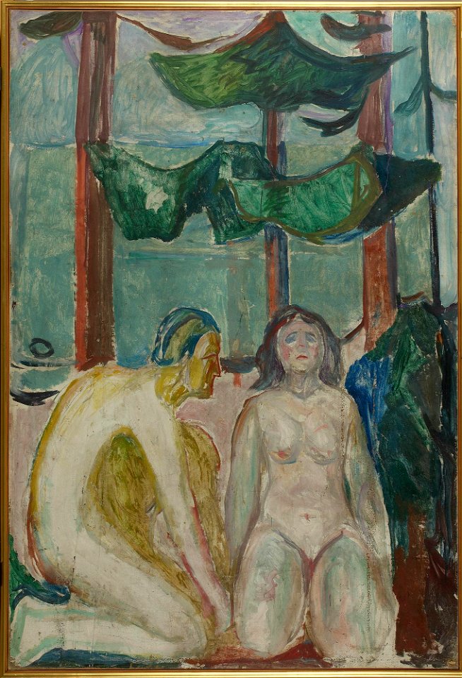 Edvard Munch - Naked Couple under the Trees - MM.M.00820 - Munch Museum