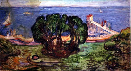 Edvard Munch - Trees on the Shore