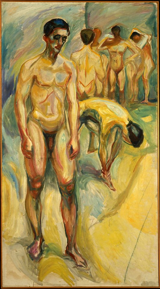 Edvard Munch - Naked Men in the Baths - MM.M.00353 - Munch Museum
