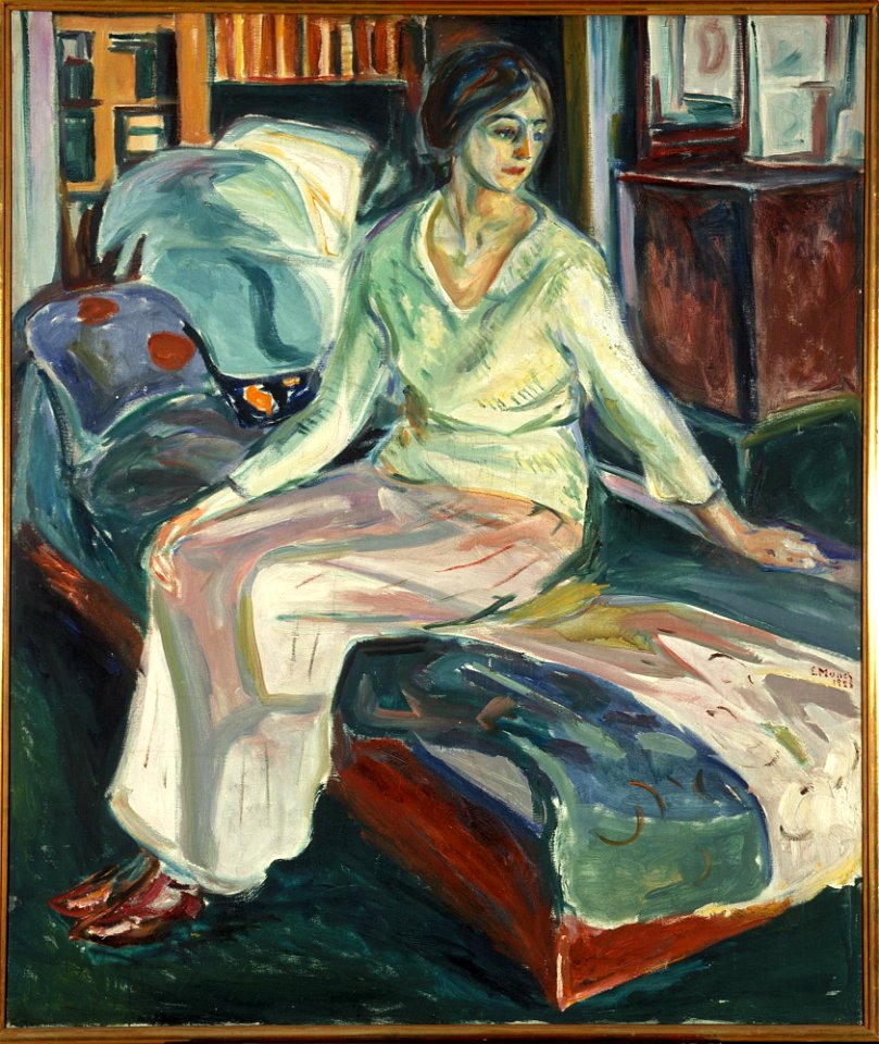 Edvard Munch - Seated Model on the Couch - MM.M.00429 - Munch Museum