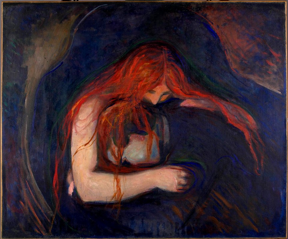 Edvard Munch - Vampire - MM.M.00679 - Munch Museum