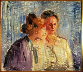 Edvard Munch - Olga and Rosa Meissner - MM.M.00106 - Munch Museum