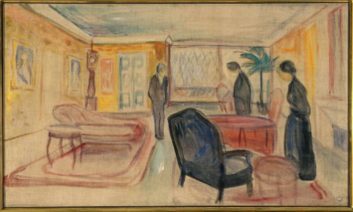 Edvard Munch - Set Design for Henrik Ibsen’s Ghosts - MM.M.00984 - Munch Museum