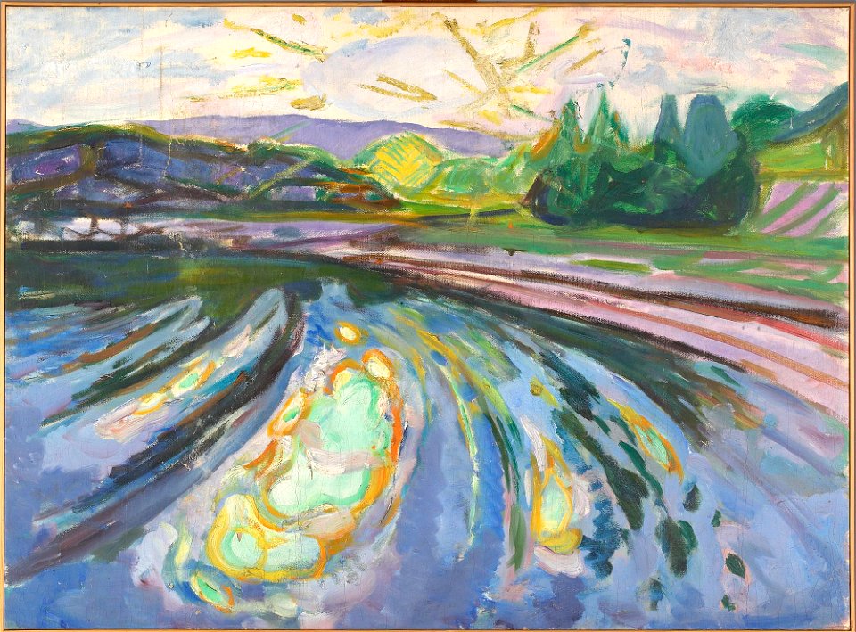 Edvard Munch - Waves against the Shore - MM.M.00791 - Munch Museum