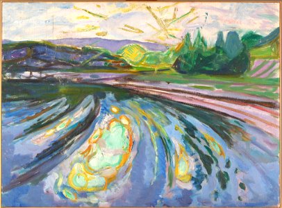 Edvard Munch - Waves against the Shore - MM.M.00791 - Munch Museum