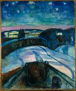 Edvard Munch - Starry Night - MM.M.00032 - Munch Museum