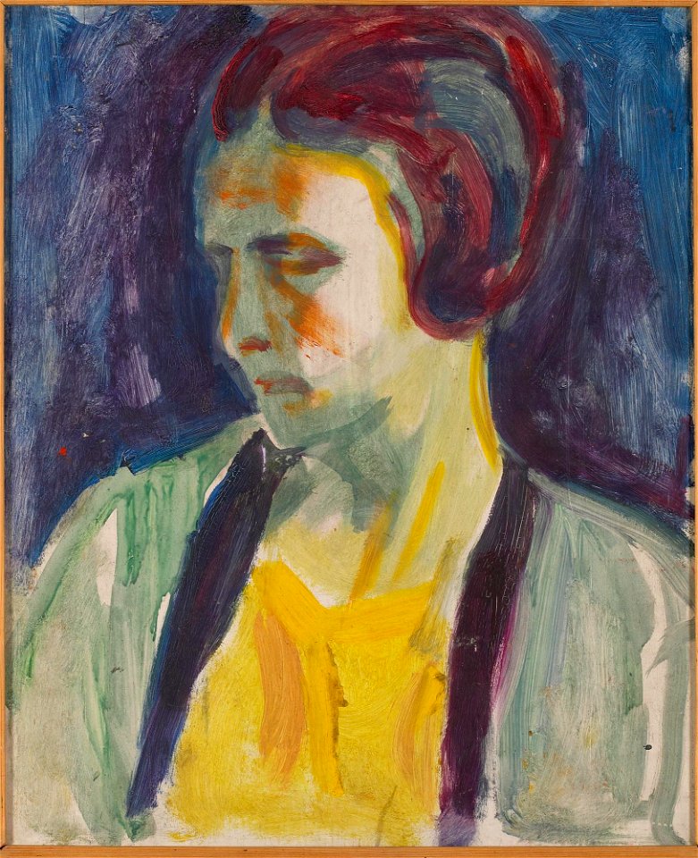 Edvard Munch - Portrait of Female Model - MM.M.00636 - Munch Museum