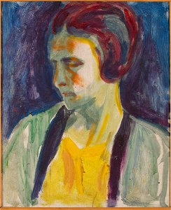 Edvard Munch - Portrait of Female Model - MM.M.00636 - Munch Museum