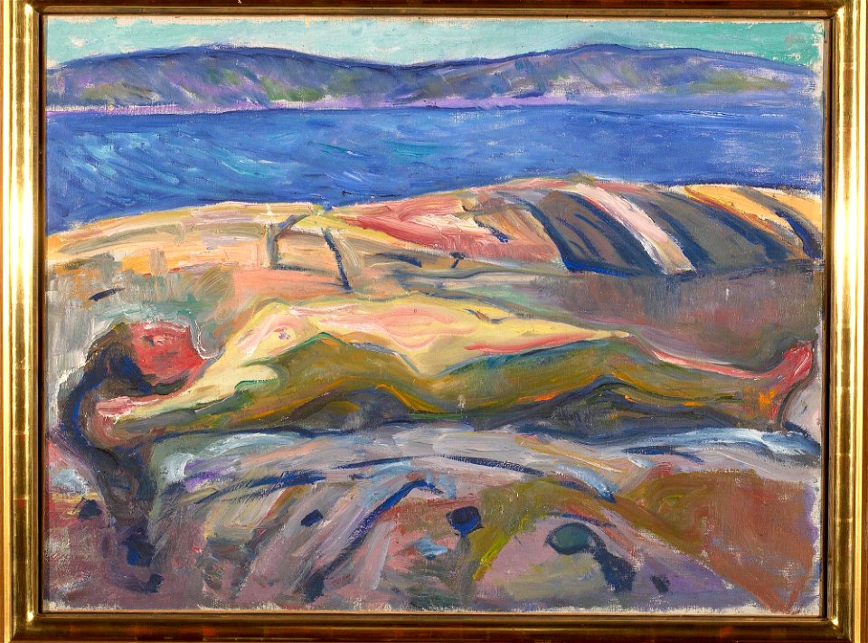 Edvard Munch - Reclining Nude on the Rocks - MM.M.00104 - Munch Museum