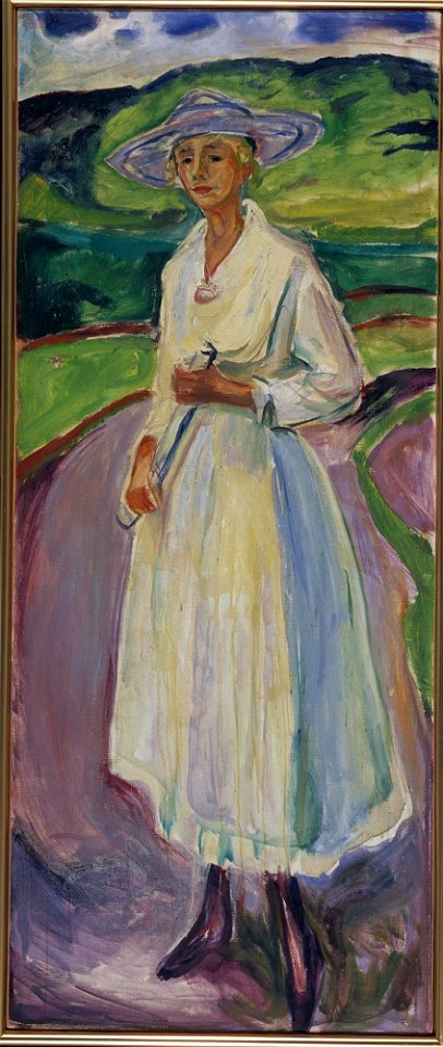 Edvard Munch - Woman in a White Dress - MM.M.00078 - Munch Museum
